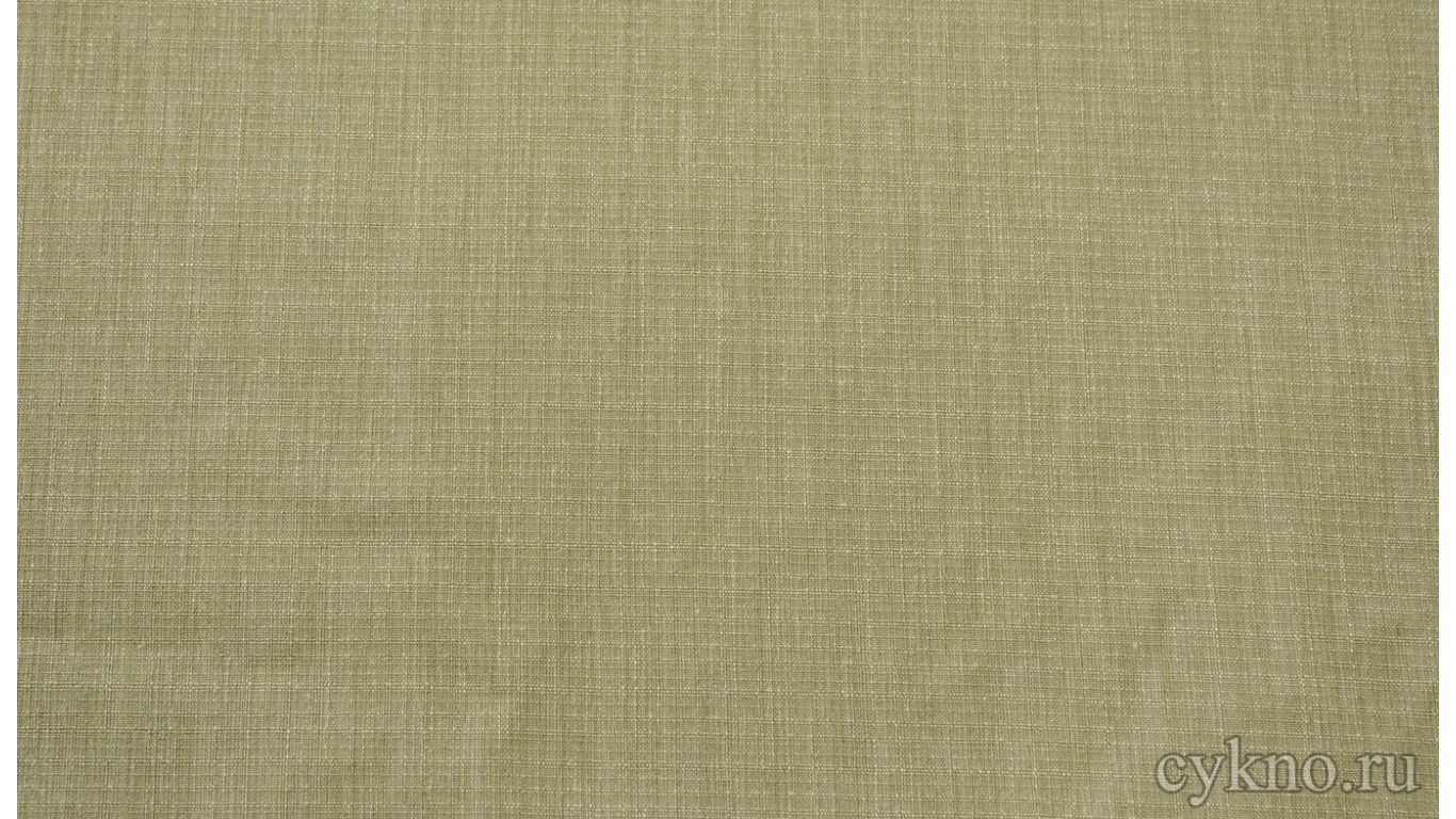 Ткань Костюмная "Льняная бежево-зеленая"